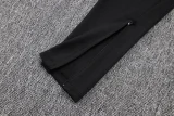 25-26 Real Betis Black Half Pull Tracksuit (半拉链)