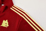 24-25 Roma Red blue Jacket Tracksuit #02
