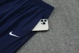 2025-26 PSG Fancy blue Half Pull Tracksuit (半拉链)