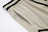 A2504 Jordan Khaki Casual Short Pants #卡其色
