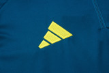 25-26 JUV Royal blue Kids Half Pull Tracksuit #E2543(童装)(半拉链)