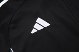 25-26 Ajax Black Kids Jacket Tracksuit #E25145(童装)