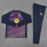 25-26 BAR Royal blue Half Pull Tracksuit (半拉链)