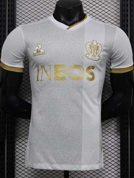 24-25 OGC Nice Away Player Version Soccer Jersey