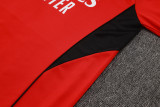 2025-26 ARS Red Kids Half Pull Tracksuit #E2524(童装)(半拉链)