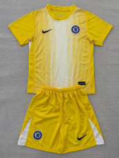25-26 CHE Yellow Goalkeeper Kids Soccer Jersey