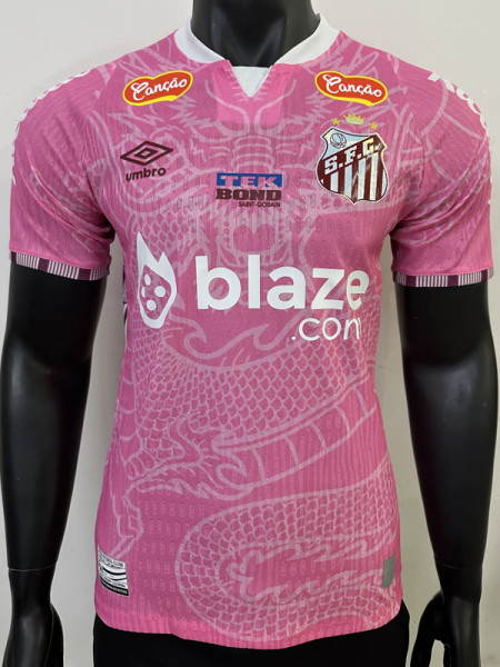 24-25 Santos FC Pink Special Edition Player VersionTraining shirts