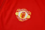 2025-26 Man Utd Red Kids Jacket Tracksuit #E2555(童装）