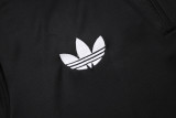 25-26 Germany Black Kids Half Pull Tracksuit #E25137(童装)(半拉链)