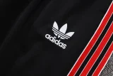 2025-26 Man Utd Black Red Kids Jacket Tracksuit#E25105(童装）