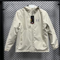 2024 UA Velvet Thickened warm Khaki Outdoor Jackets #F4加绒冲锋衣