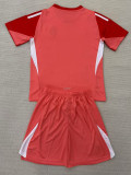 25-26 RMA Orange GoalKeeper Kids Soccer Jersey