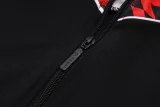 2025-26 Man Utd Black Red Kids Jacket Tracksuit#E25105(童装）