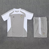 2025-26 RMA Grey white Training Short Suit