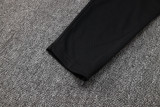 25-26 Portugal Black green Half Pull Tracksuit #B2507(半拉链)