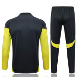 2025-26 RMA Dark gray Half Pull Tracksuit #B2563(半拉链）