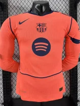 25-26 BAR Third Long Sleeve Player Version Soccer Jersey (长袖球员)