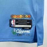 2024-25 Clippers PAUL #3 Blue City Edition Top QualityHot Pressing NBA Jersey