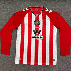2025-26 Sunderland Home Long Sleeve Soccer Jersey (长袖）