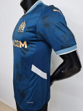 24-25 Marseille Away Player Version Soccer Jersey (Print all Sponsor)