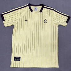 25-26 Club America Yellow Casual Edition Fans Training shirts