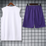 2025-26 RMA White Tank top and shorts suit