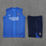 2025-26 PSG Blue Tank top and shorts suit