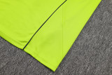 2025-26 RMA Grass green Half Pull Tracksuit #B2545(半拉链）