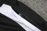 2024 AD White Kids Half Pull Tracksuit (童装)(半拉链)