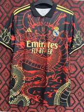 24-25 RMA Red Black Special Edition Training Shirts *黑红龙纹