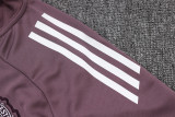 2025-26 Man Utd Grey purple Kids Jacket Tracksuit#E2581(童装)