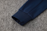 24-25 CHE Royal blue Hoodie Half Pull Tracksuit #F552半拉连帽