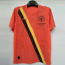 25-26 Man City Orange Goalkeeper 1:1 Fans Soccer Jersey
