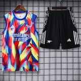 25-26 ARS Red blue Tank top and shorts suit