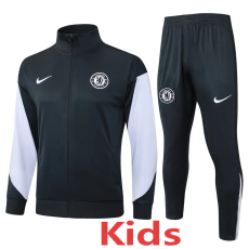 2025-26 CHE Dark gray Kids Jacket Tracksuit #E2570(童装)