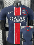 24-25 PSG Home (Have Stars) Player Version Soccer Jersey(前后星)