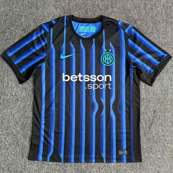 25-26 INT Home Fans Soccer Jersey (前带广告)