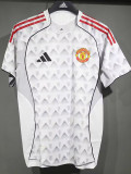 2025-26 Man Utd Grey White Special Edition Player Version Training shirts