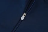 2025-26 RMA Royal blue Kids Half Pull Tracksuit#E2539(童装)(半拉链)