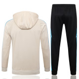 24-25 Argentina Beige Hoodie Half Pull Tracksuit #F592半拉连帽