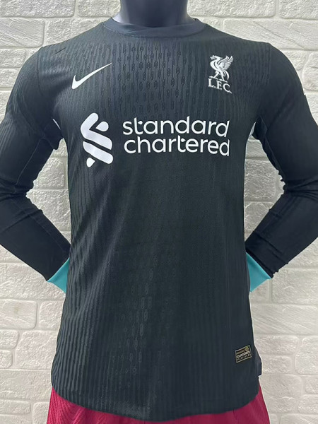 24-25 LIV Away Long Sleeve Player Version Soccer Jersey (长袖球员)