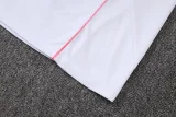 25-26 JUV White Half Pull Tracksuit #B2552(半拉链)