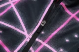25-26 PSG Jordan Black Purple Kids Half Pull Tracksuit #E25121(童装)(半拉链)