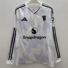 2025-26 Man Utd Away Long Sleeve Soccer Jersey (长袖）