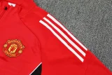 25-26 Man Utd Red Half Pull Tracksuit (半拉链)