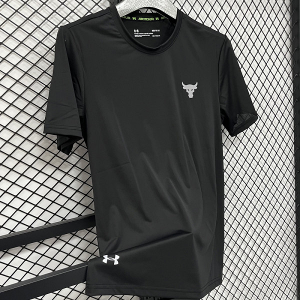 A222 UA Black High Quality Casual T-Shirt #牛头