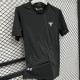 A222 UA Black High Quality Casual T-Shirt #牛头