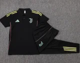 25-26 JUV Black Polo Tracksuit #C2550