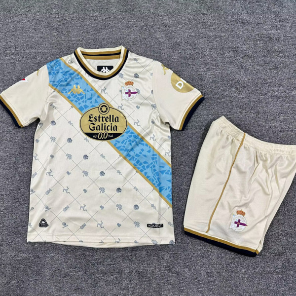 2025-26 La Coruna Third Kids Soccer Jersey