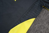 2025-26 RMA Dark gray Half Pull Tracksuit #B2563(半拉链）